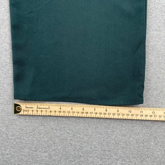 SOLD Abercrombie & Fitch Twist-Front Cutout Jumpsuit Small Tall Dark Green - Picture 11 of 14